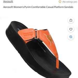 Aerosoft Women's Pyrim Comfortable Casual Platform Sandals size 39/US8